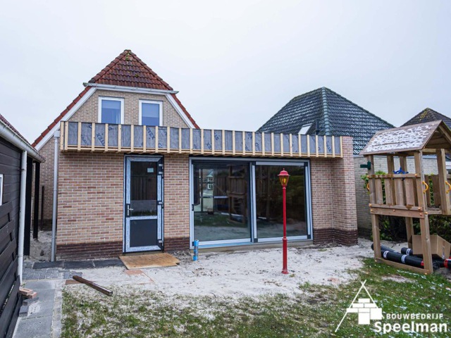 Aanbouw woning in Winschoten